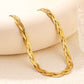 Stella Braided Herringbone Set | Gold Plated