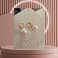 Samia Earrings - Gold and Pearls